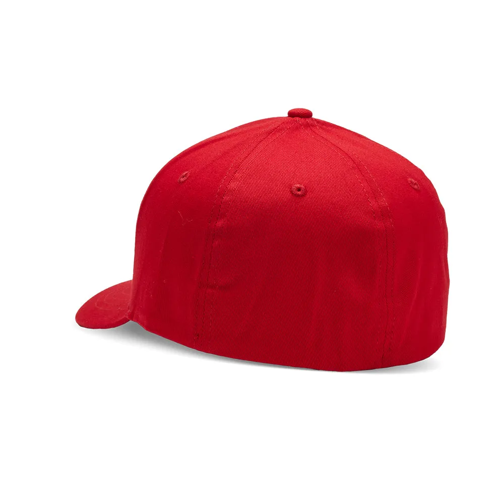 FOX HEAD FLEXFIT HAT [FLAME RED]