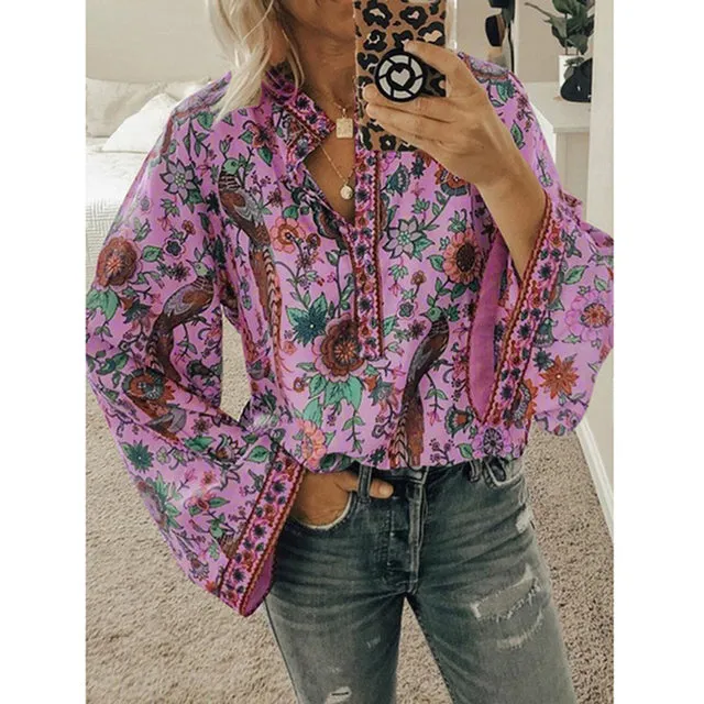 Gisela - Sophisticated fashion blouse