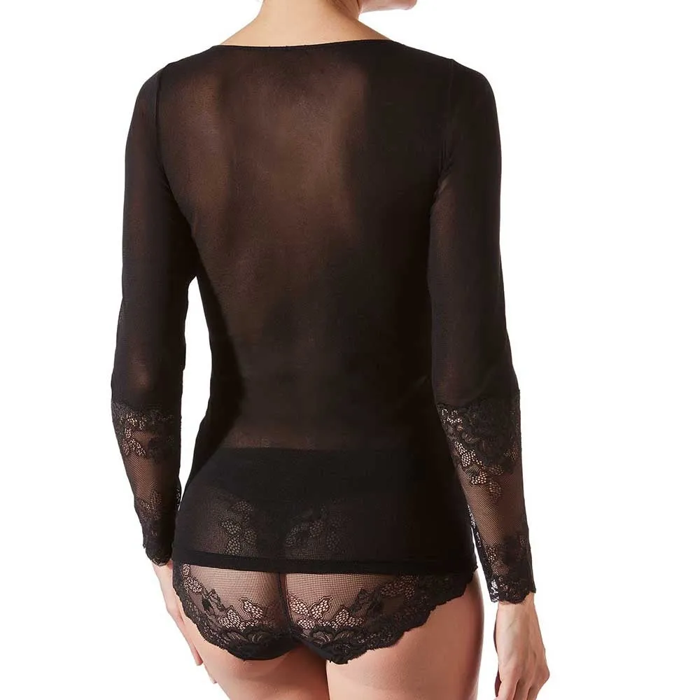 Greta Long Sleeve In Black - Janira