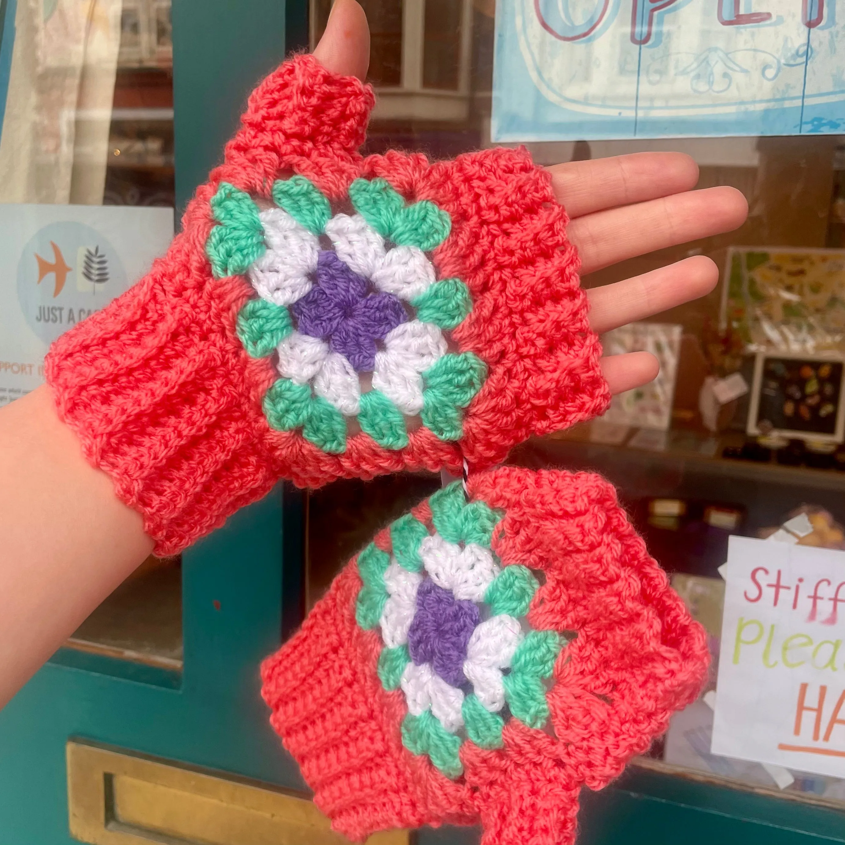 Handmade Crochet Mittens