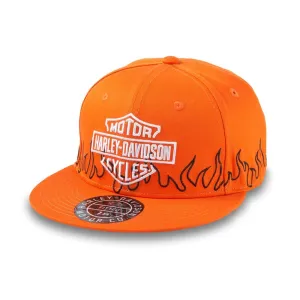 Harley-Davidson® Men's H-D Flames Bar & Shield Cap