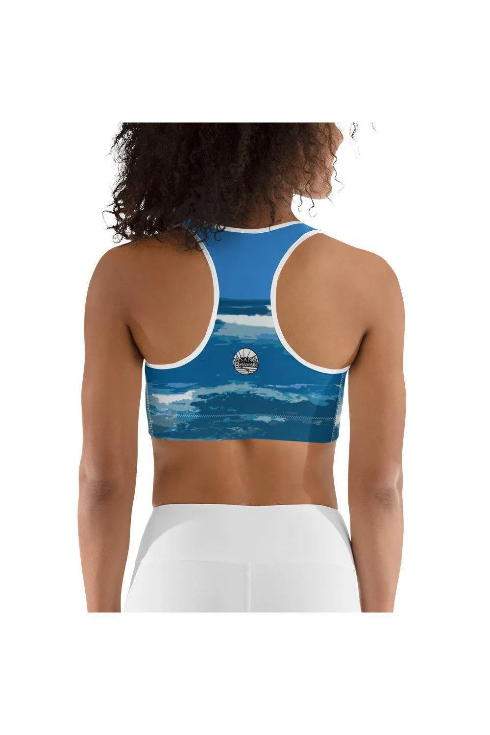 Hawaiian Blue Surf Sports bra