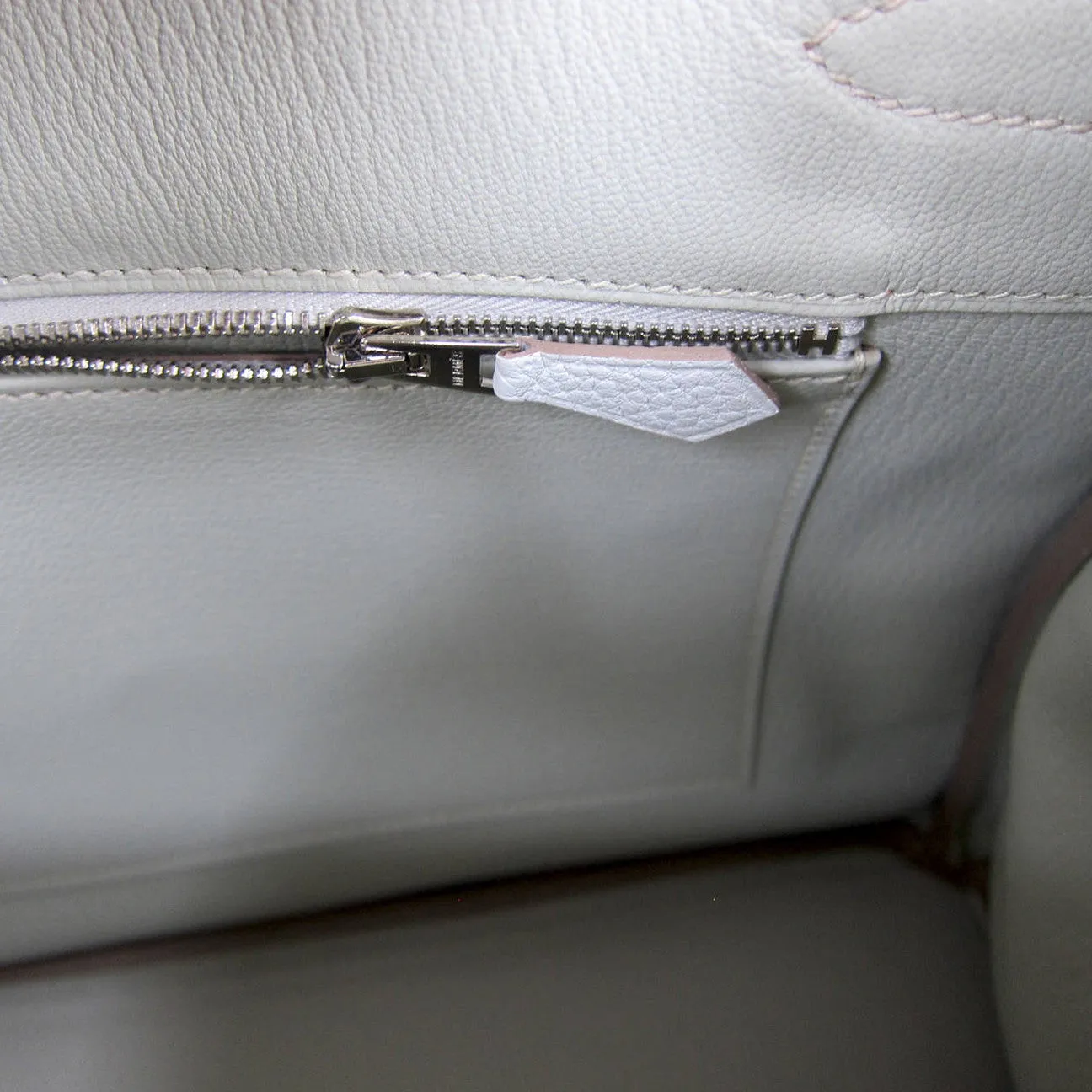 Hermes Gris Perle Fjord 35cm Birkin Bag Palladium Sophisticated