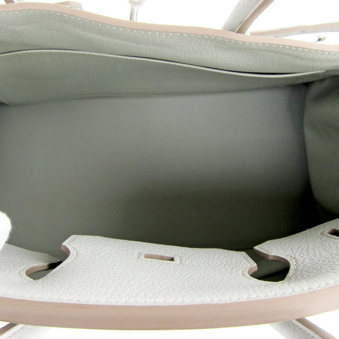 Hermes Gris Perle Fjord 35cm Birkin Bag Palladium Sophisticated