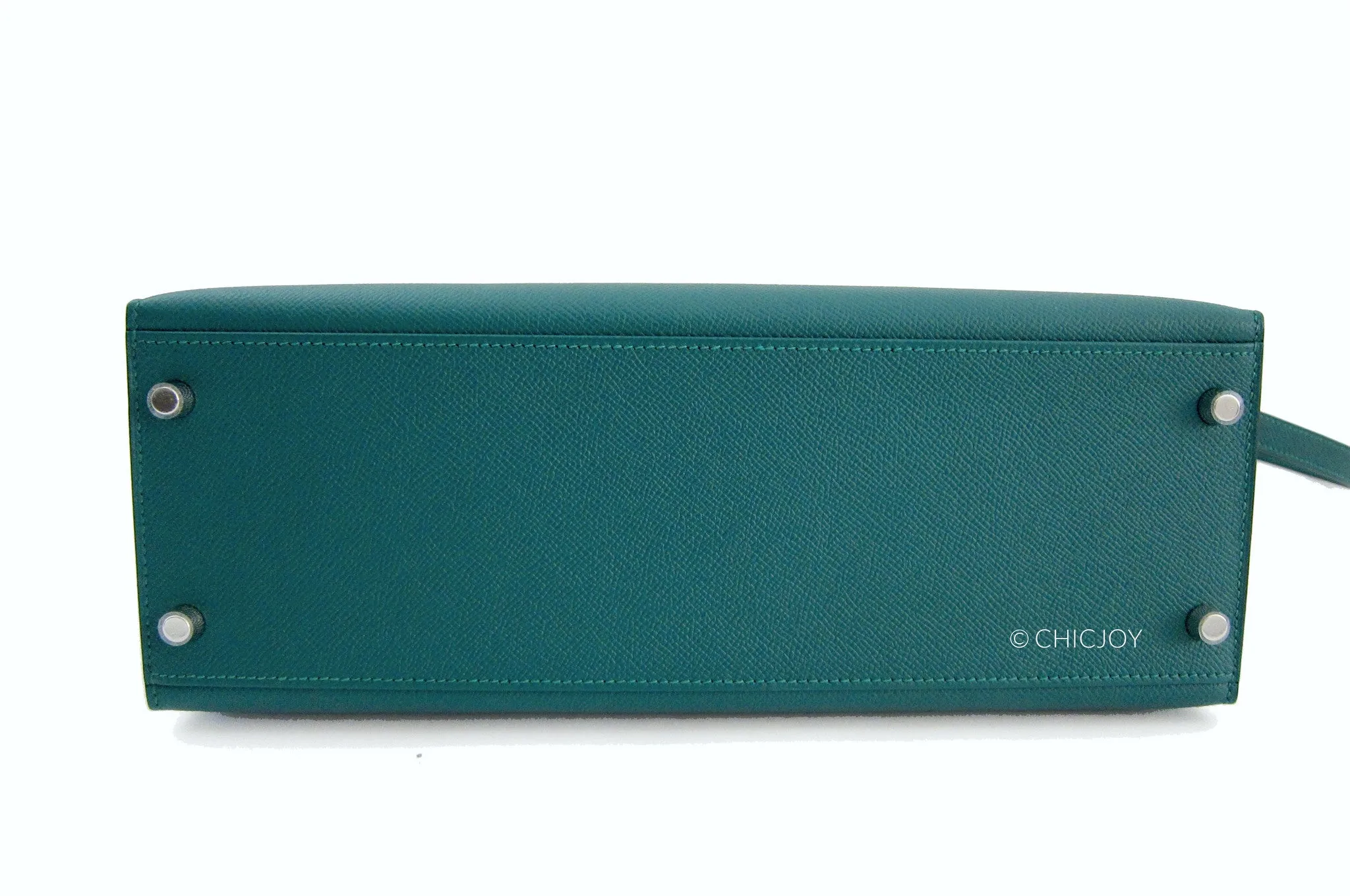 Hermes Malachite Epsom 32cm Sellier Kelly PHW