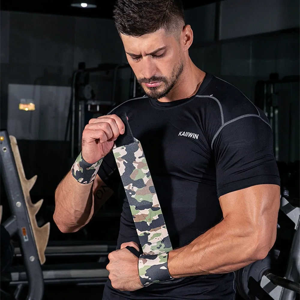 High Quality Sports Wristband for Weightlifting, Fitness & Gym - Adjustable Winding Support Strap for Heavy Lifting, CrossFit, and Horizontal Bar Exercises - Durable, Comfortable Wrist Support for Men and Women