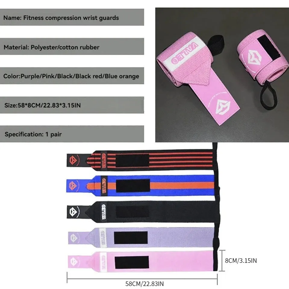 High Quality Sports Wristband for Weightlifting, Fitness & Gym - Adjustable Winding Support Strap for Heavy Lifting, CrossFit, and Horizontal Bar Exercises - Durable, Comfortable Wrist Support for Men and Women