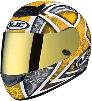 HJC HJ-20 Pinlock Ready RST Shield RPS-10 Sports Bike Racing Motorcycle Helmet Accessories - Gold