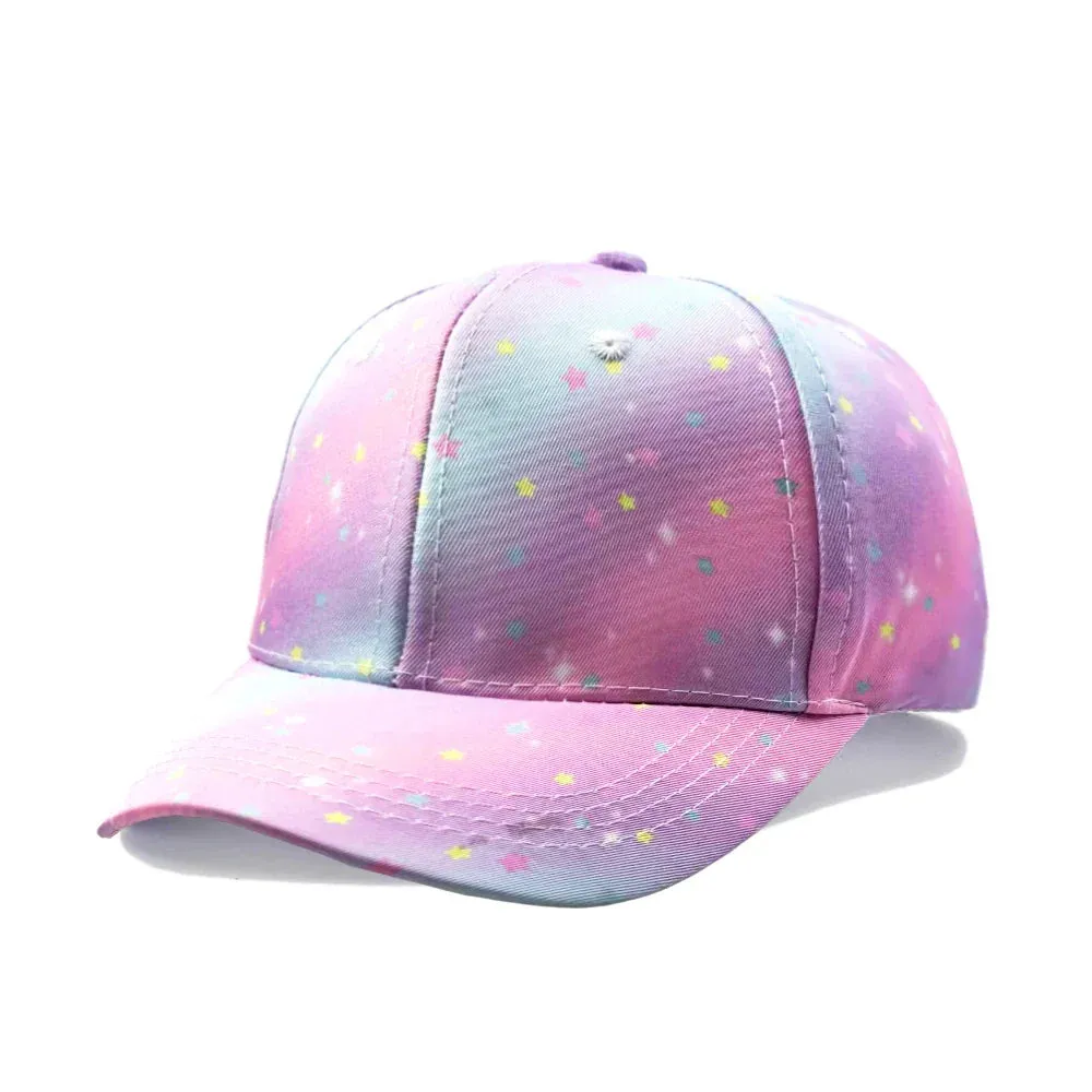 Hot Cartoon Print Child 54cm Head Circumference Baseball Caps for Boy Girl Under 10 Years Old Dazzling Lovely Snapback Hats BK31