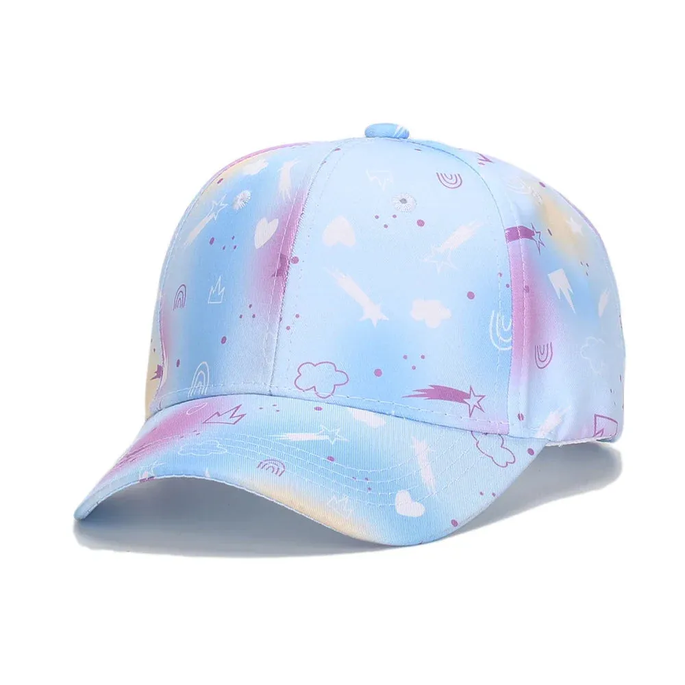 Hot Cartoon Print Child 54cm Head Circumference Baseball Caps for Boy Girl Under 10 Years Old Dazzling Lovely Snapback Hats BK31