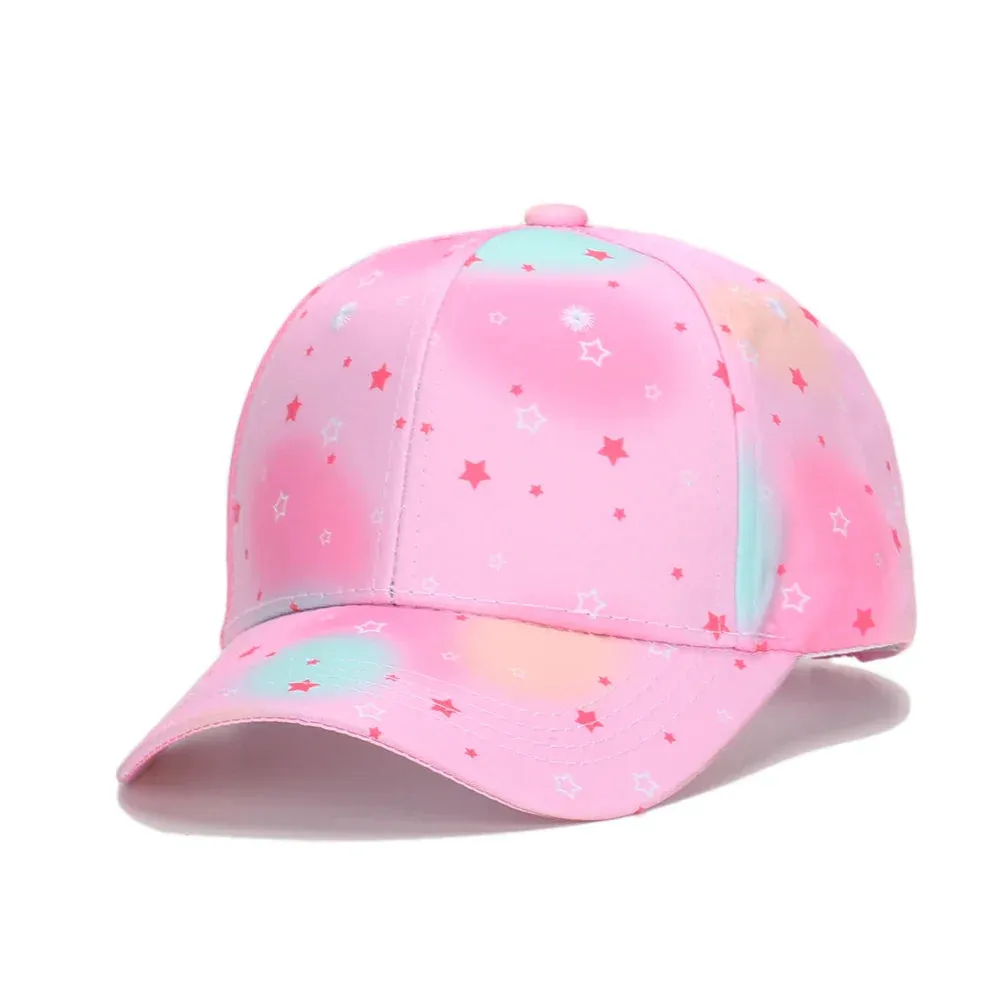 Hot Cartoon Print Child 54cm Head Circumference Baseball Caps for Boy Girl Under 10 Years Old Dazzling Lovely Snapback Hats BK31