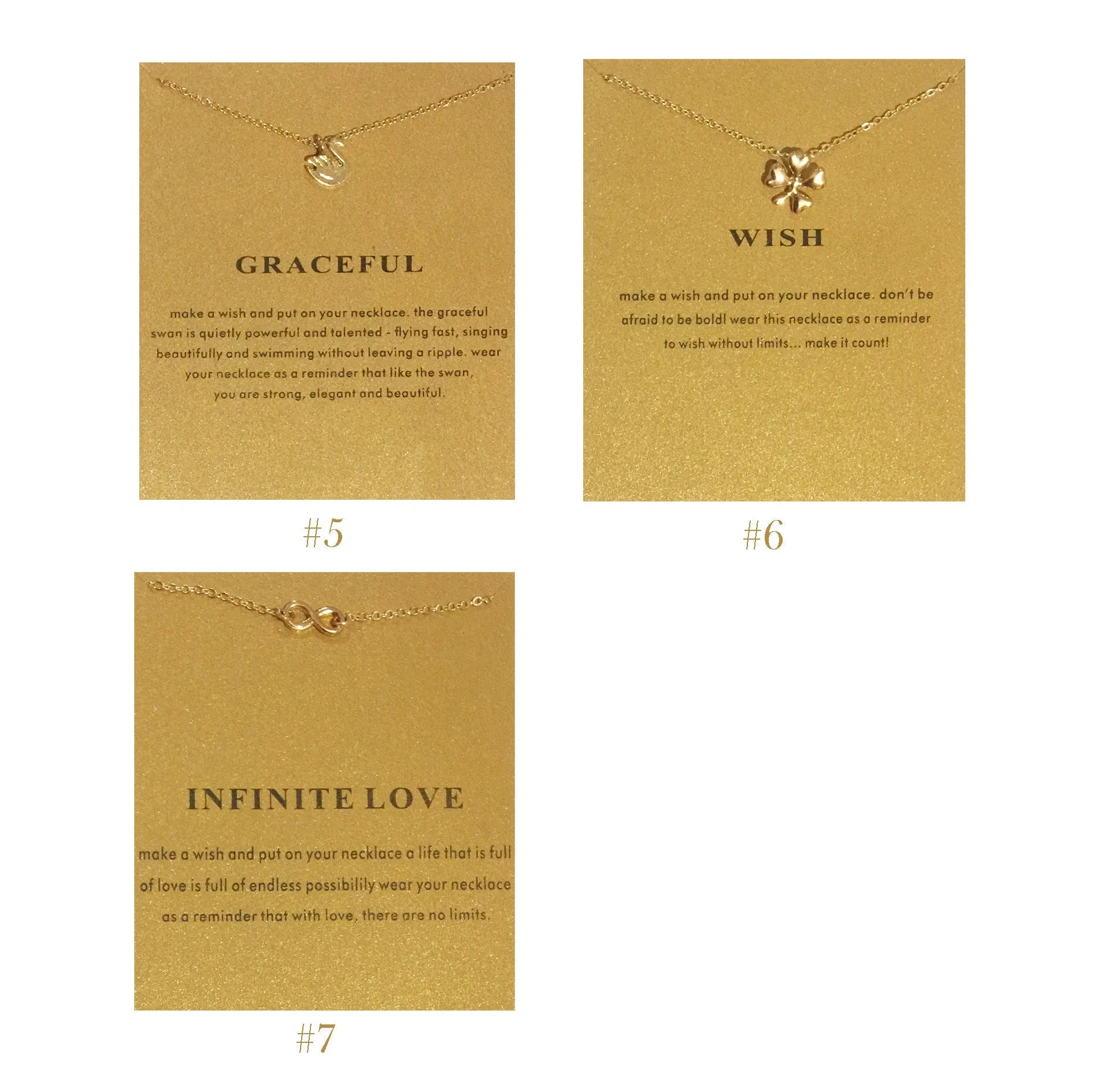 I Love You Necklace & Pendant with Gift Card by Minx London (Heart pendant, charms, lucky charm gift card, personalised)