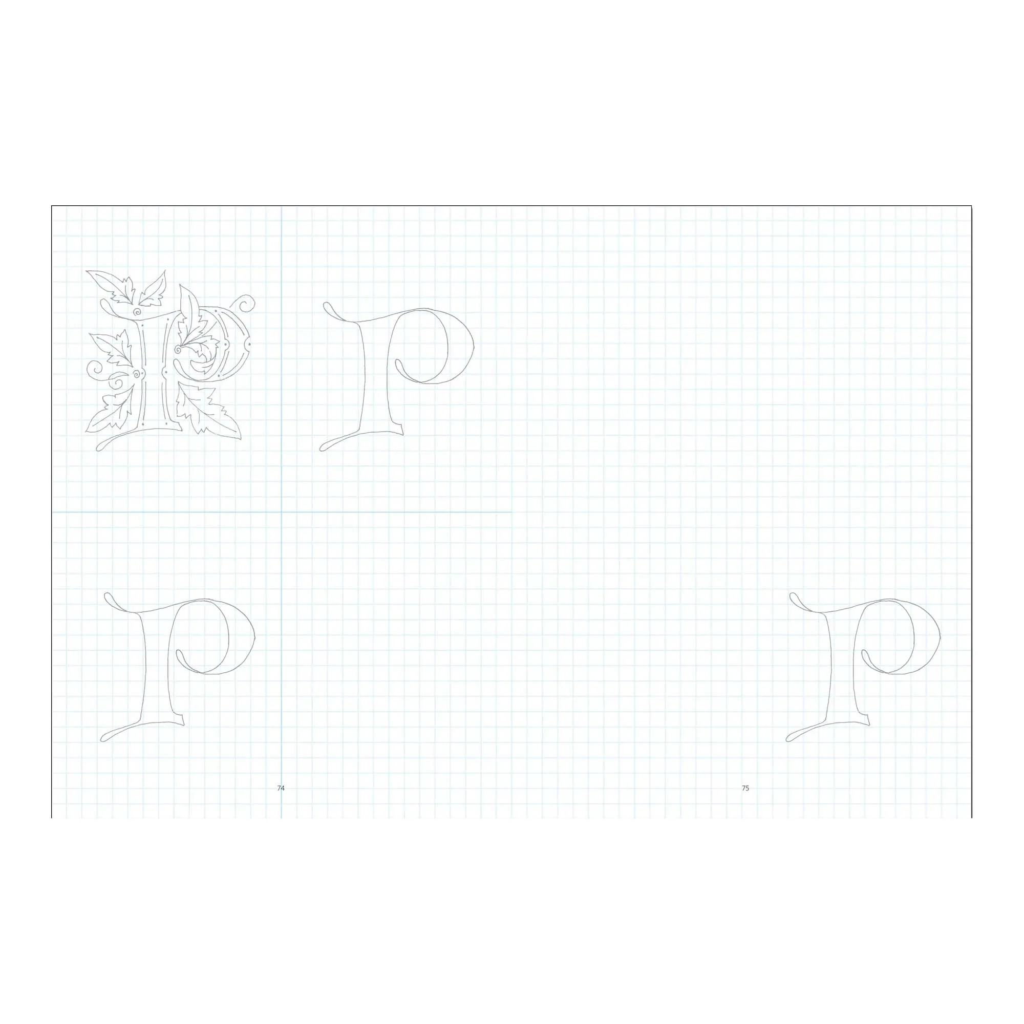 Illuminated Letters Sketchbook