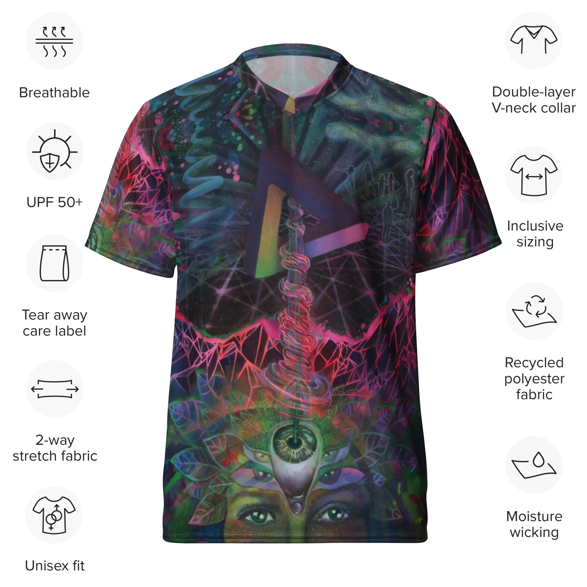 'Infinity' Recycled unisex sports jersey