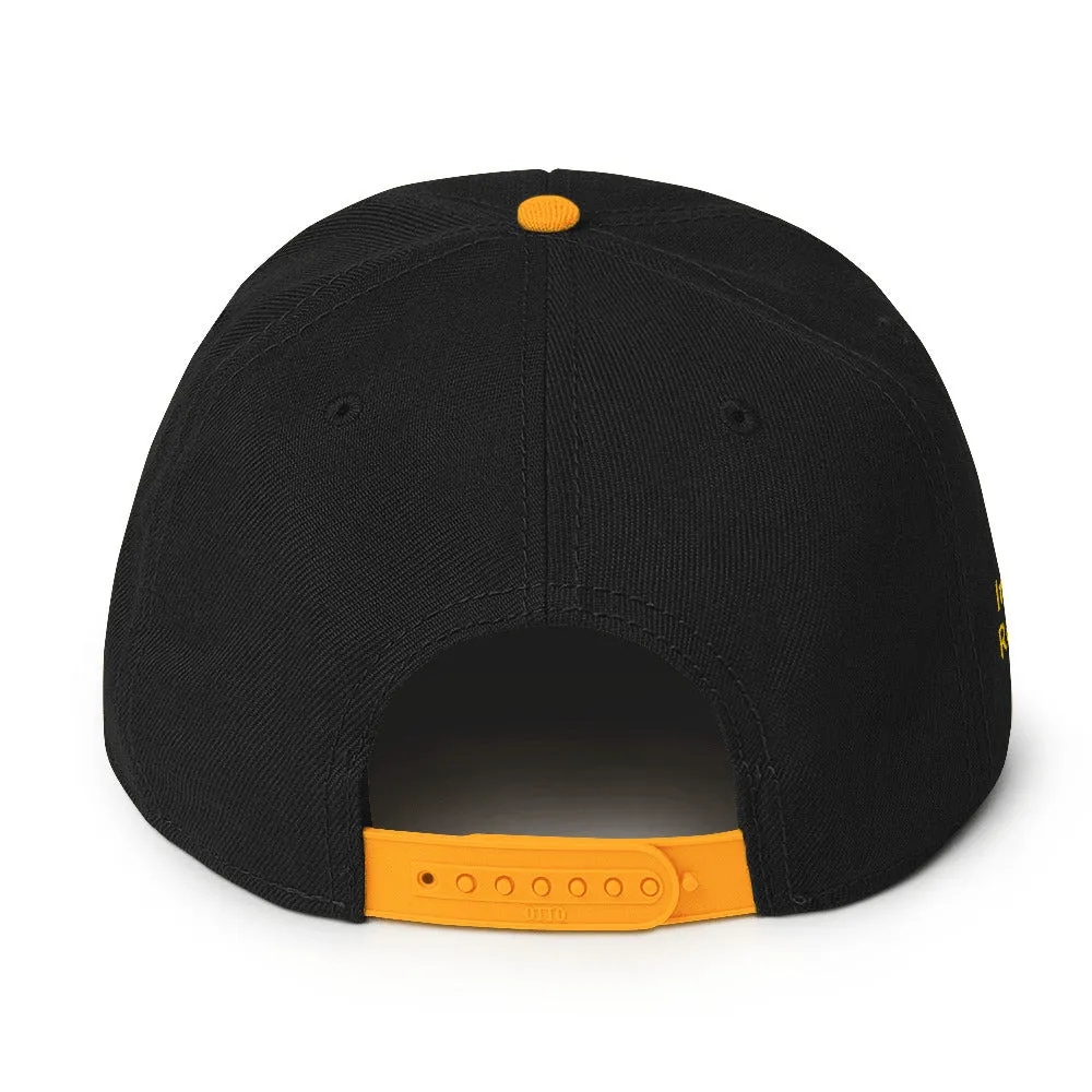 IR Snapback Hat Black/Gold