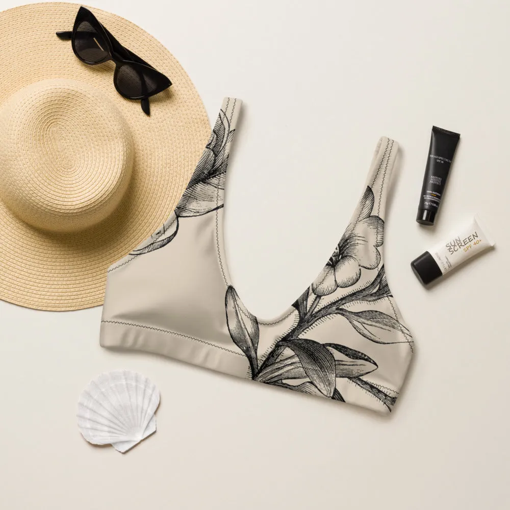 Ivory Floral Bralette