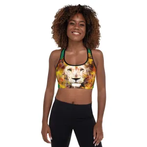Jewel/Lion Sports Bra