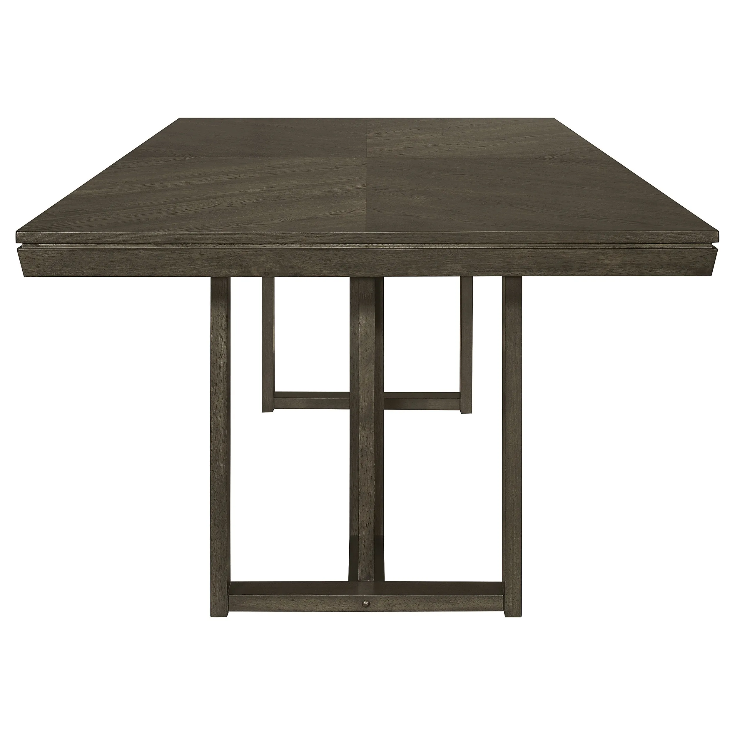 Kelly Rectangular 87-inch Wood Dining Table Dark Grey