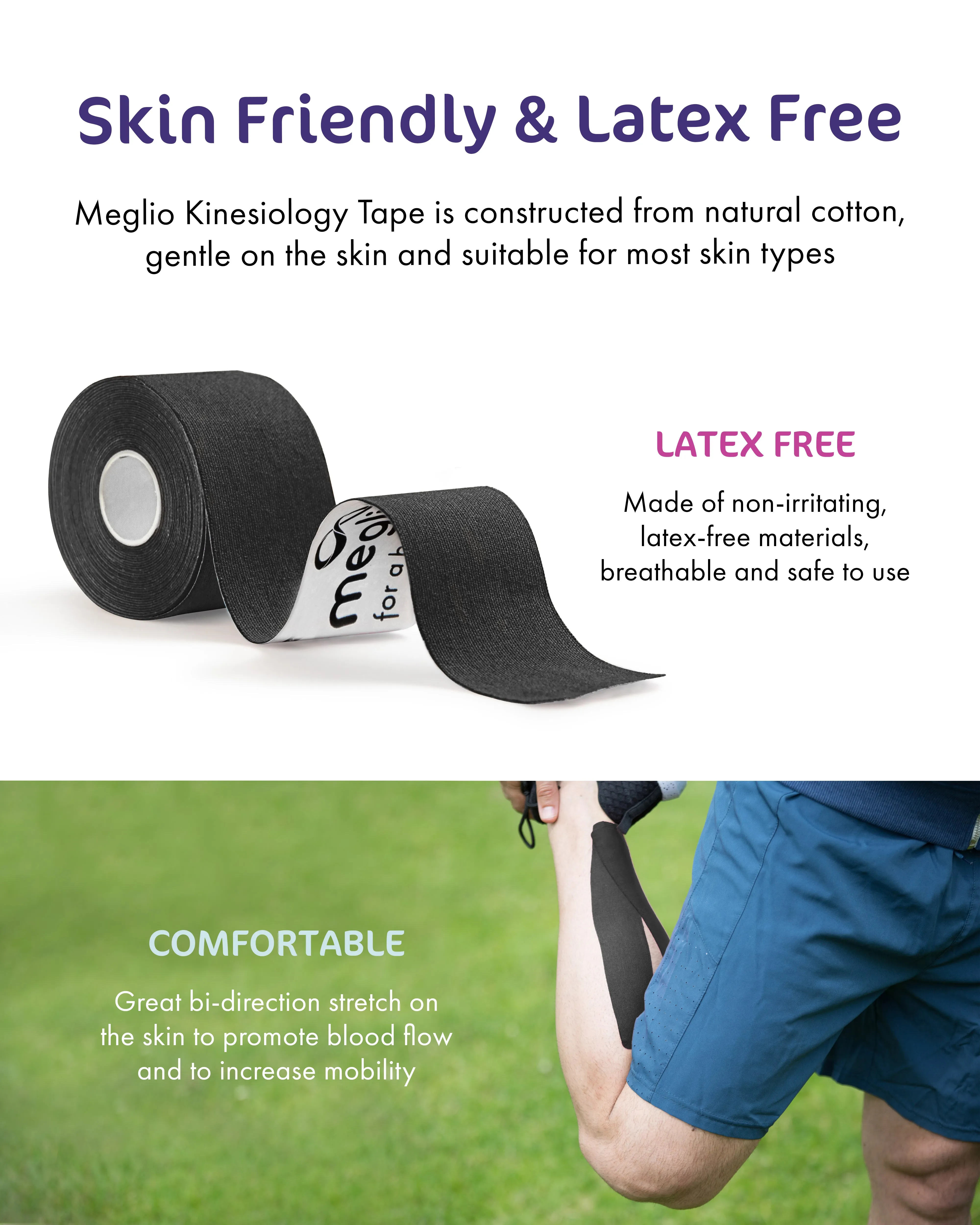 Kinesiology Tape 5m x 5cm (Uncut)