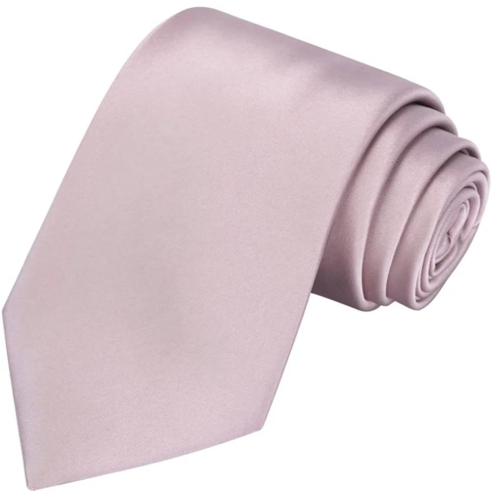 KissTies Solid Satin Tie Pure Color Necktie Mens Ties   Gift Box | Multiple Colors