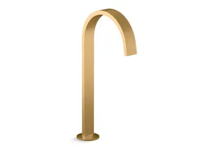KOHLER K-77966 Components Bathroom sink faucet spout with Ribbon design, 1.2 gpm