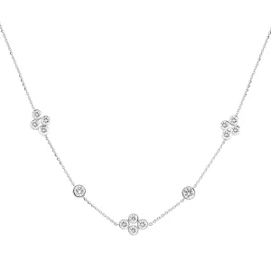 LAB GROWN Diamond Station Necklace