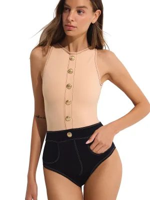 Lavinia High Neck One-Piece