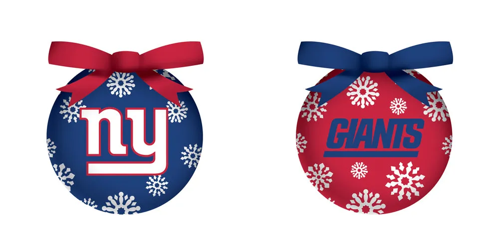 LED Boxed Ornament Set of 6, New York Giants,3ot3820