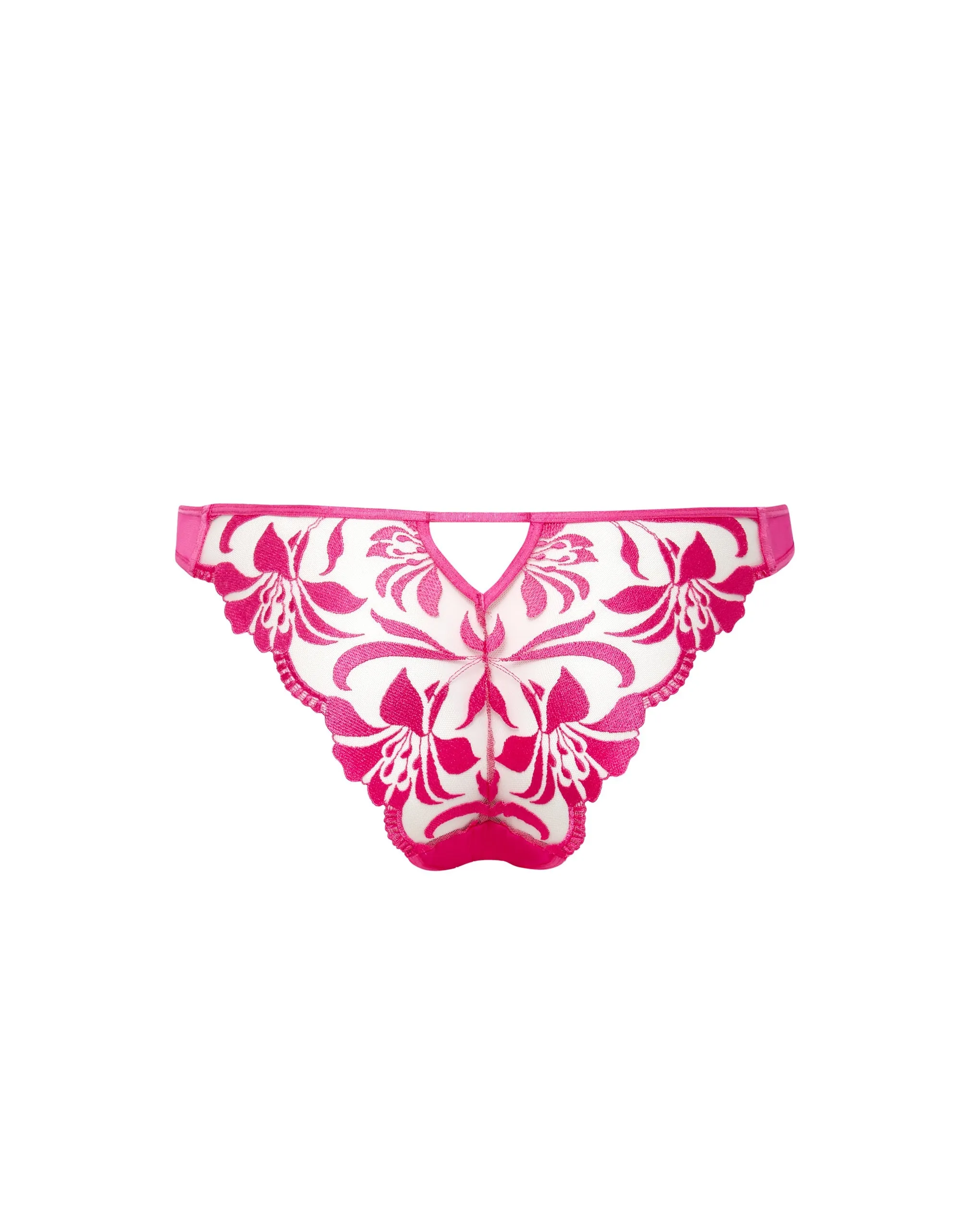 Leonora Panty Fuchsia Pink/Sheer