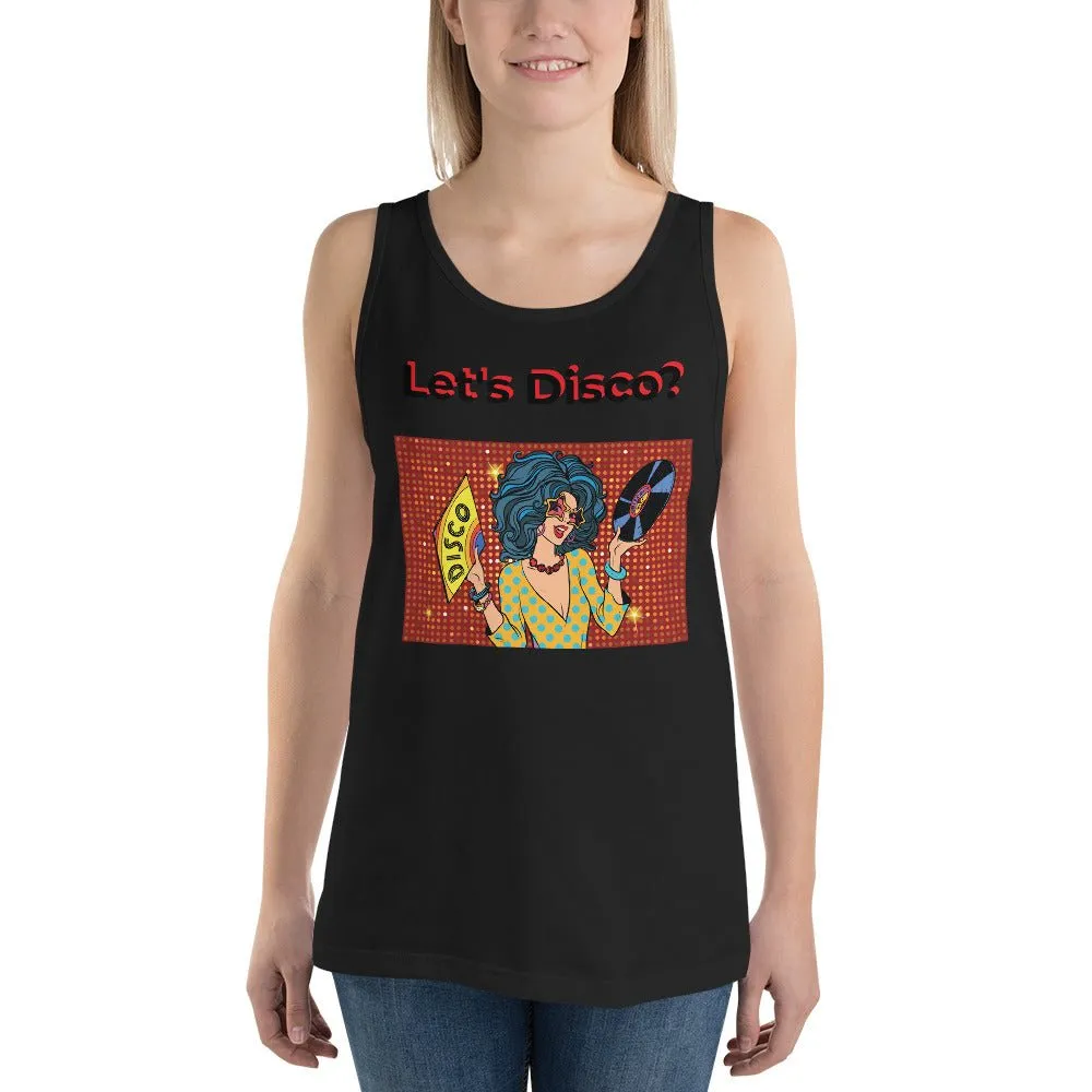 Let's  Disco?  Unisex Tank Top
