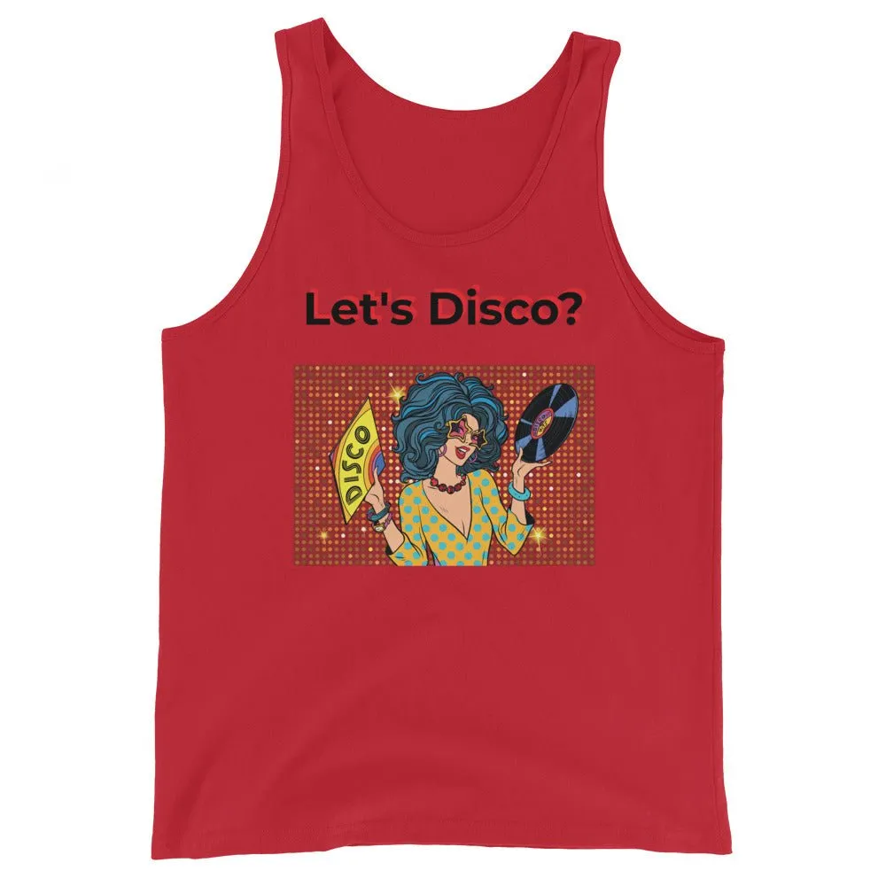 Let's  Disco?  Unisex Tank Top