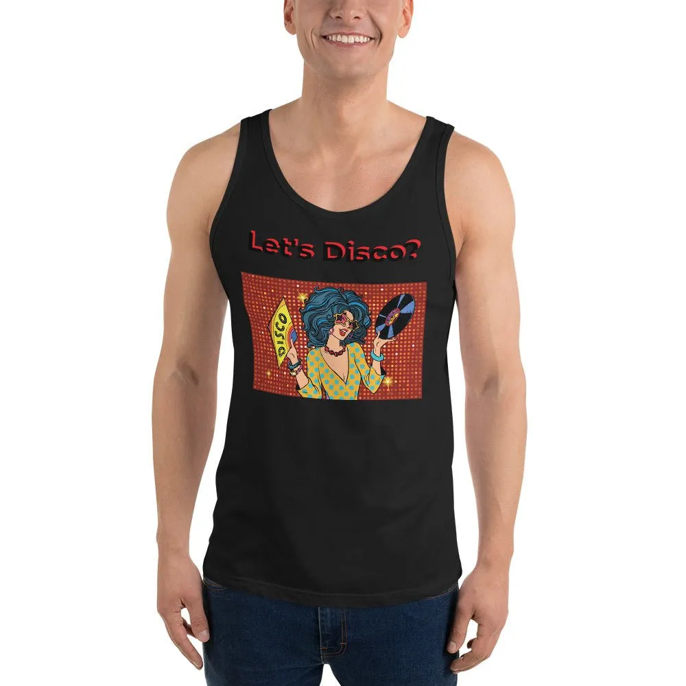 Let's  Disco?  Unisex Tank Top