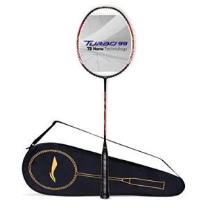 Li-Ning Turbo 99 Strung Carbon Fibre Racket With Free Full Cover