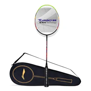Li-Ning Turbo 99 Strung Carbon Fibre Racket With Free Full Cover