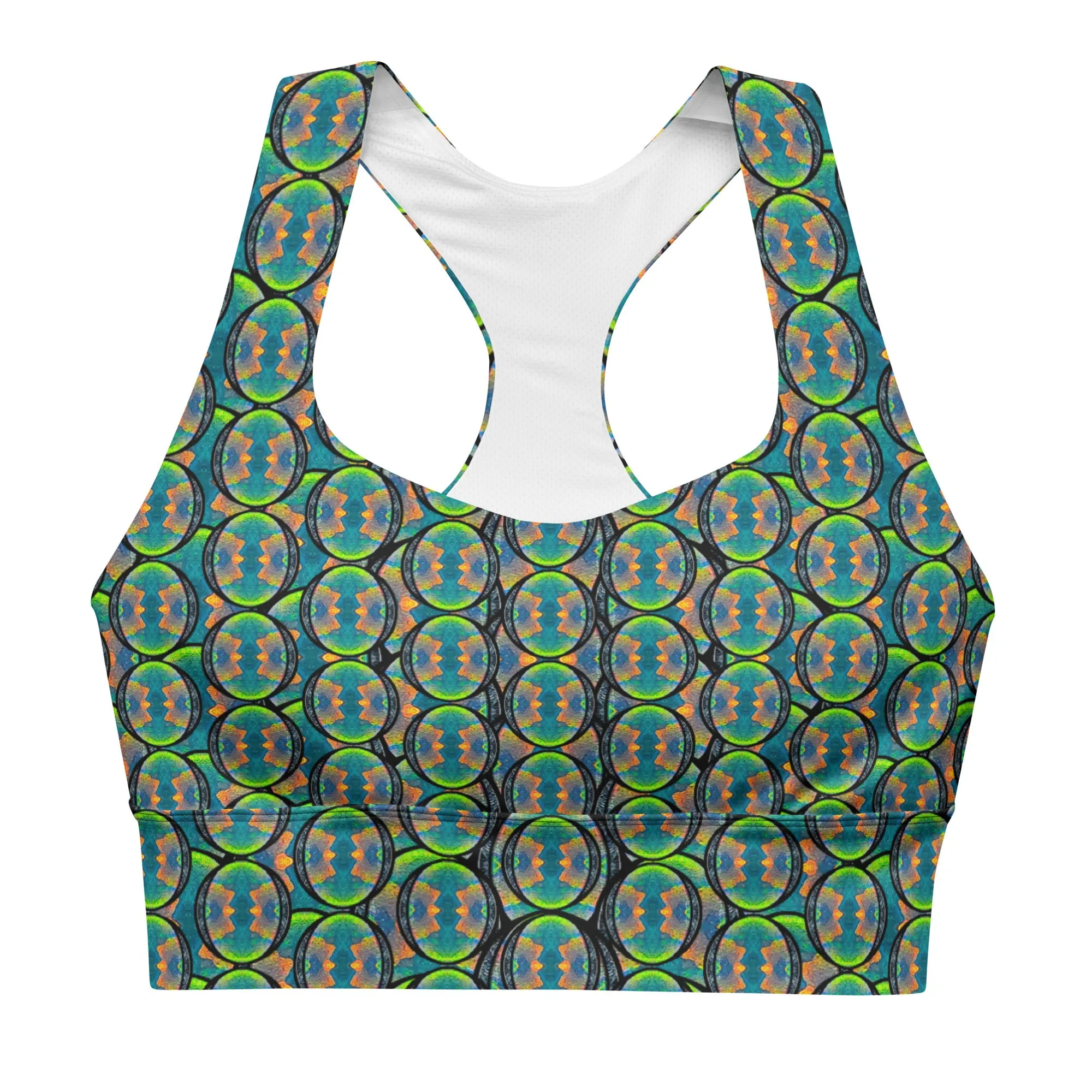 Longline Sports Bra (Her/Muliebris)(Opal Skies Cantus Primus) RJSTHs2024 RJS
