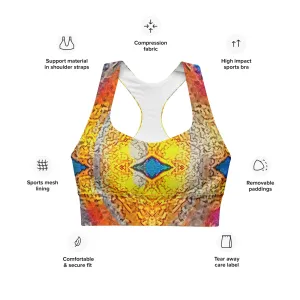 Longline Sports Bra (Her/Muliebris)(Opal Skies Cantus Primus) RJSTHs2024 RJS