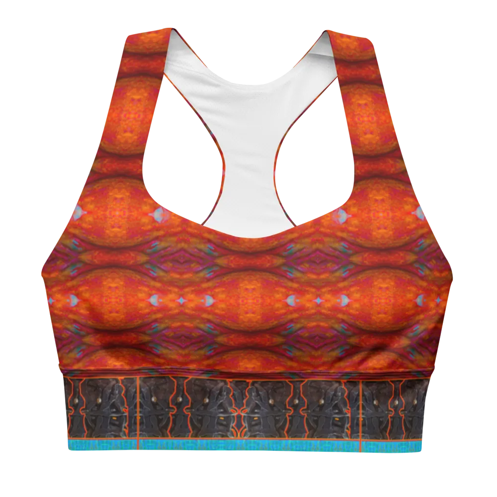 Longline Sports Bra (Her/Muliebris)(Tree Link Stripe) RJSTH@Fabric#12 RJSTHs2021 RJS