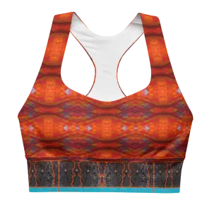Longline Sports Bra (Her/Muliebris)(Tree Link Stripe) RJSTH@Fabric#12 RJSTHs2021 RJS