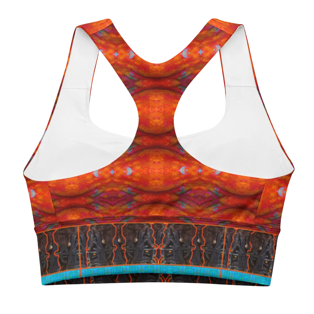 Longline Sports Bra (Her/Muliebris)(Tree Link Stripe) RJSTH@Fabric#12 RJSTHs2021 RJS