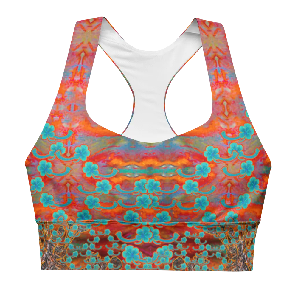 Longline Sports Bra (Her/Muliebris)(Windsong Flower) RJSTH@Fabric#12 RJSTHs2021 RJS