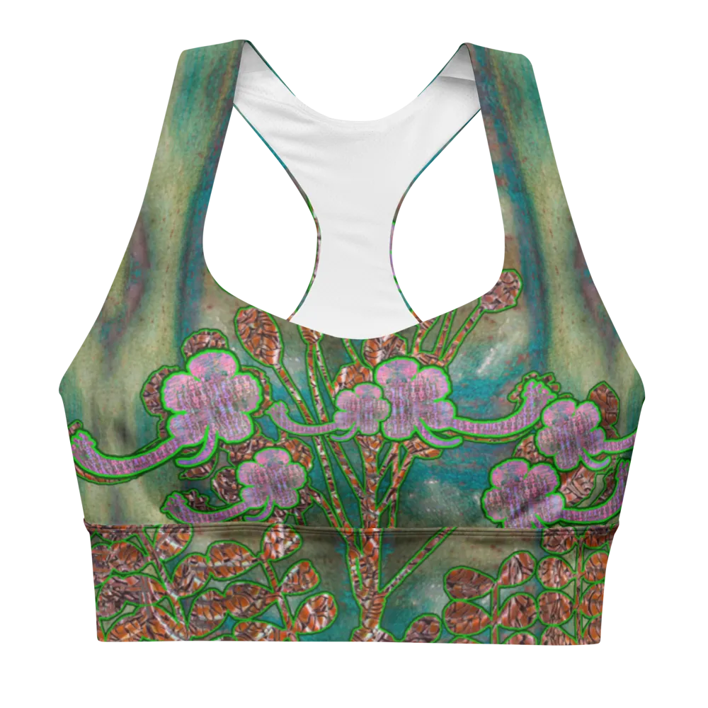 Longline Sports Bra (Her/Muliebris)(Windsong Flower) RJSTH@Fabric#4 RJSTHs2021 RJS