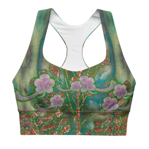 Longline Sports Bra (Her/Muliebris)(Windsong Flower) RJSTH@Fabric#4 RJSTHs2021 RJS