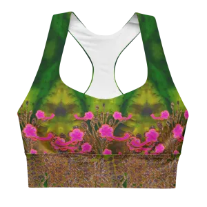 Longline Sports Bra (Her/Muliebris)(Windsong Flower) RJSTH@Fabric#7 RJSTHs2021 RJS
