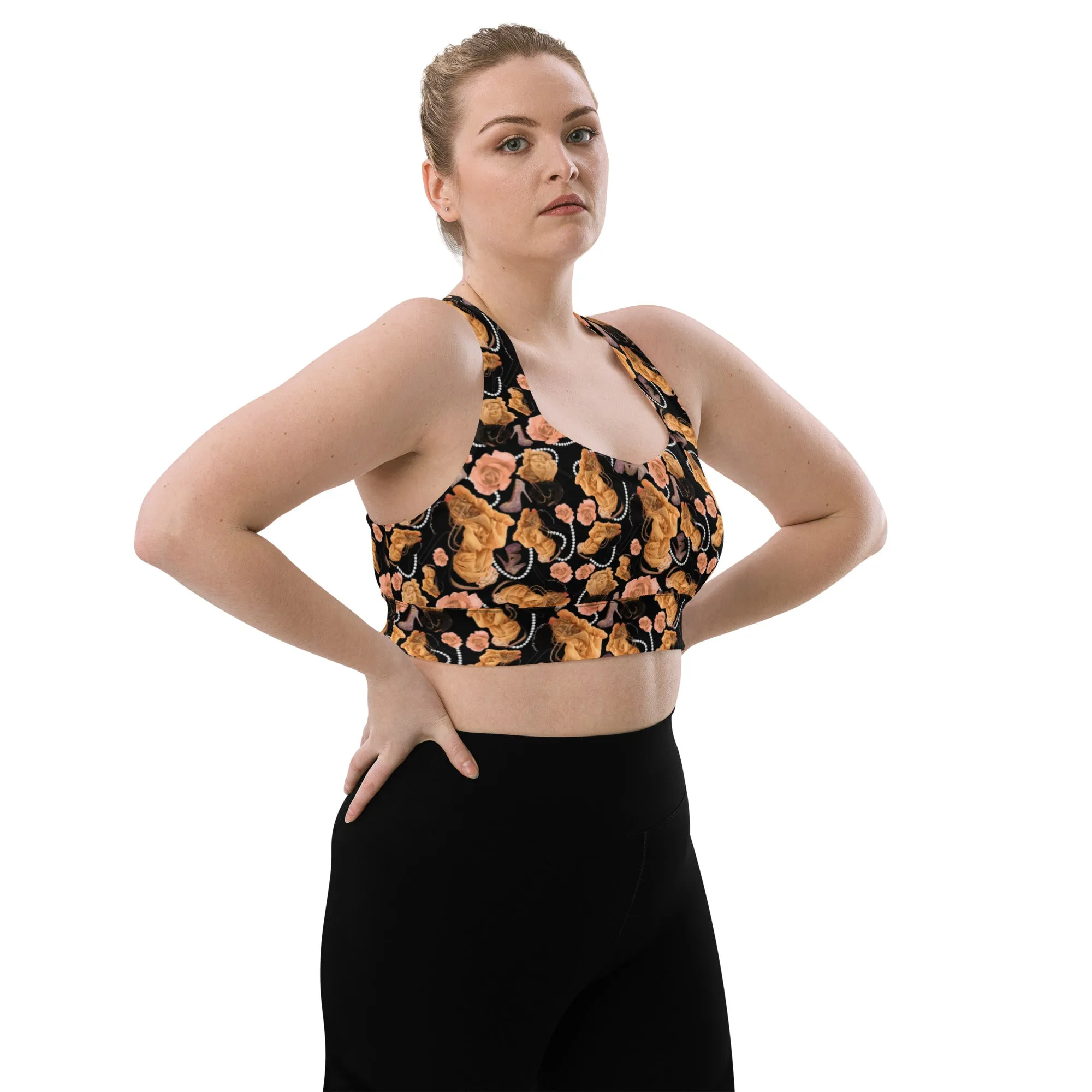 Longline sports bra 'Roma Couture'
