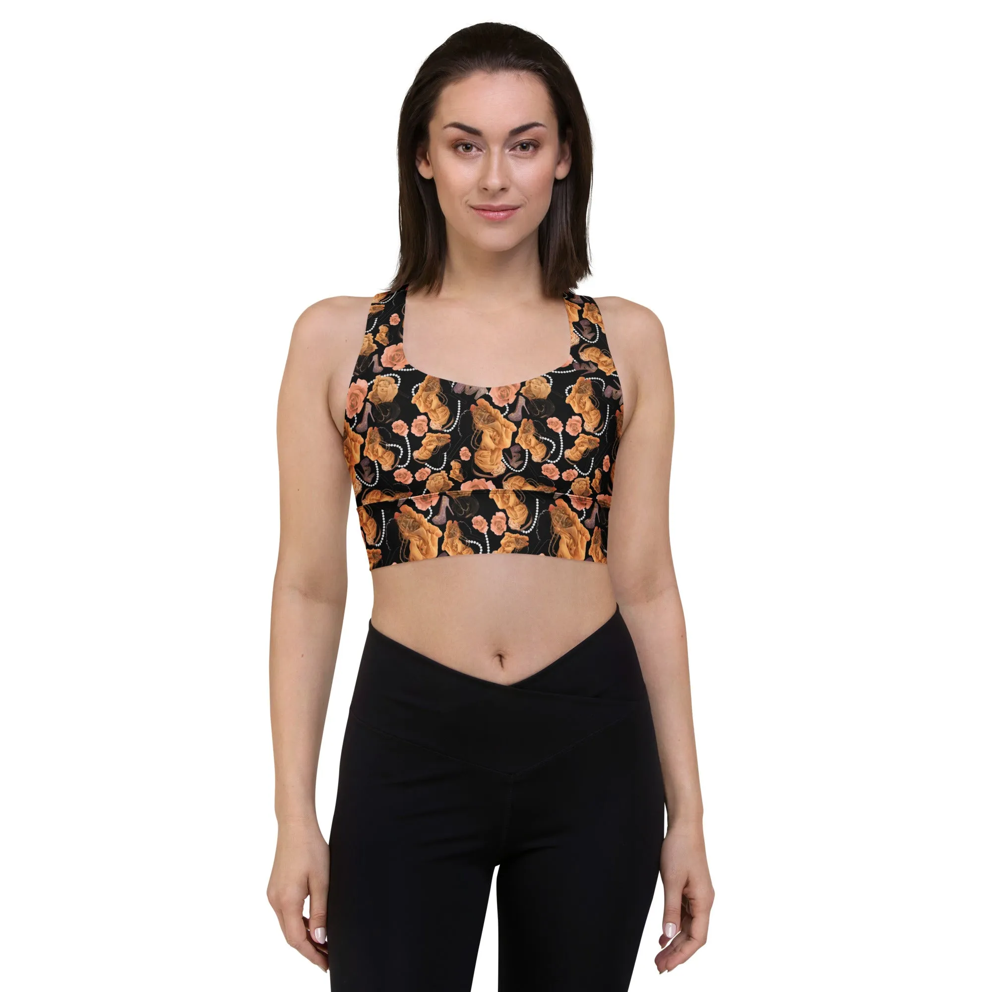 Longline sports bra 'Roma Couture'