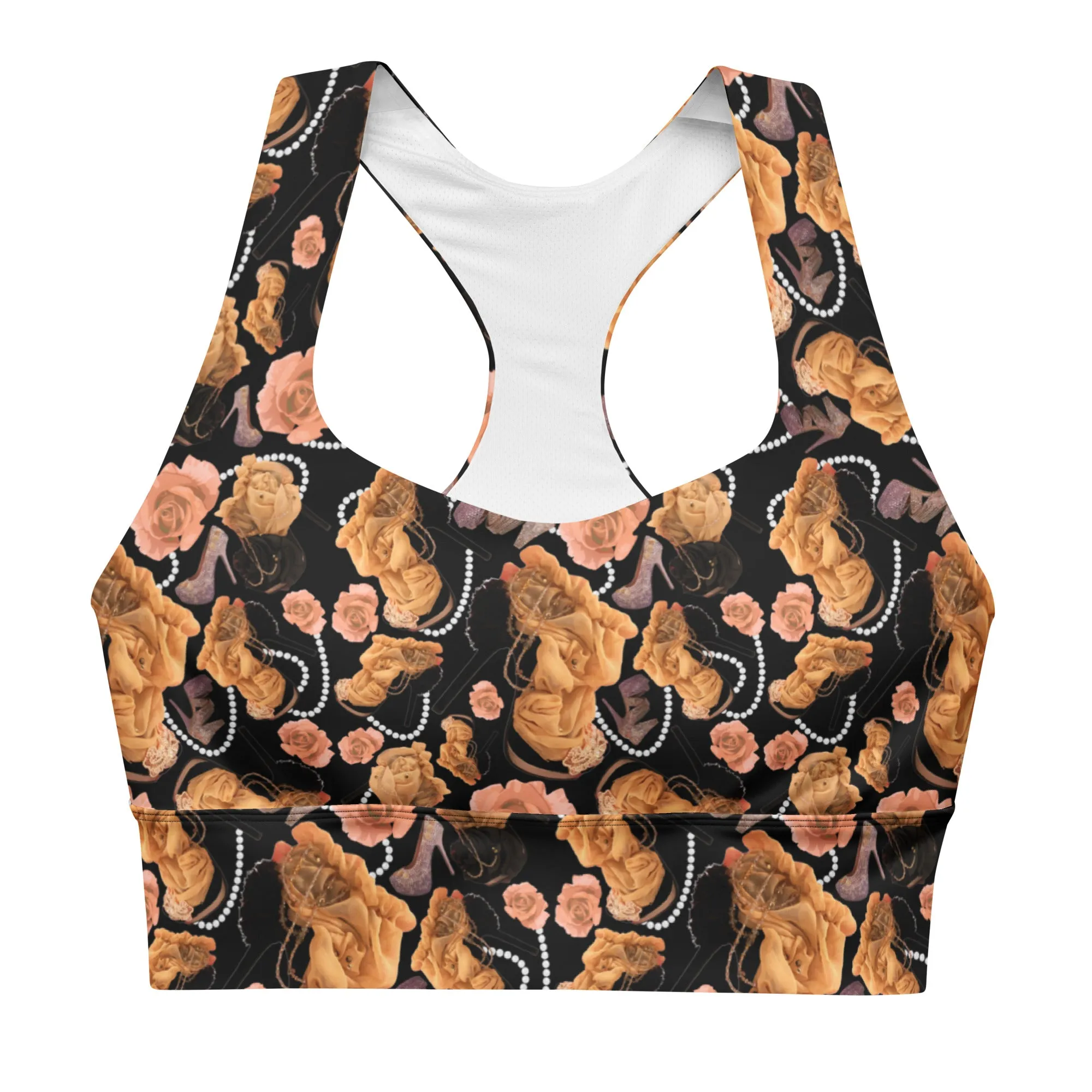 Longline sports bra 'Roma Couture'