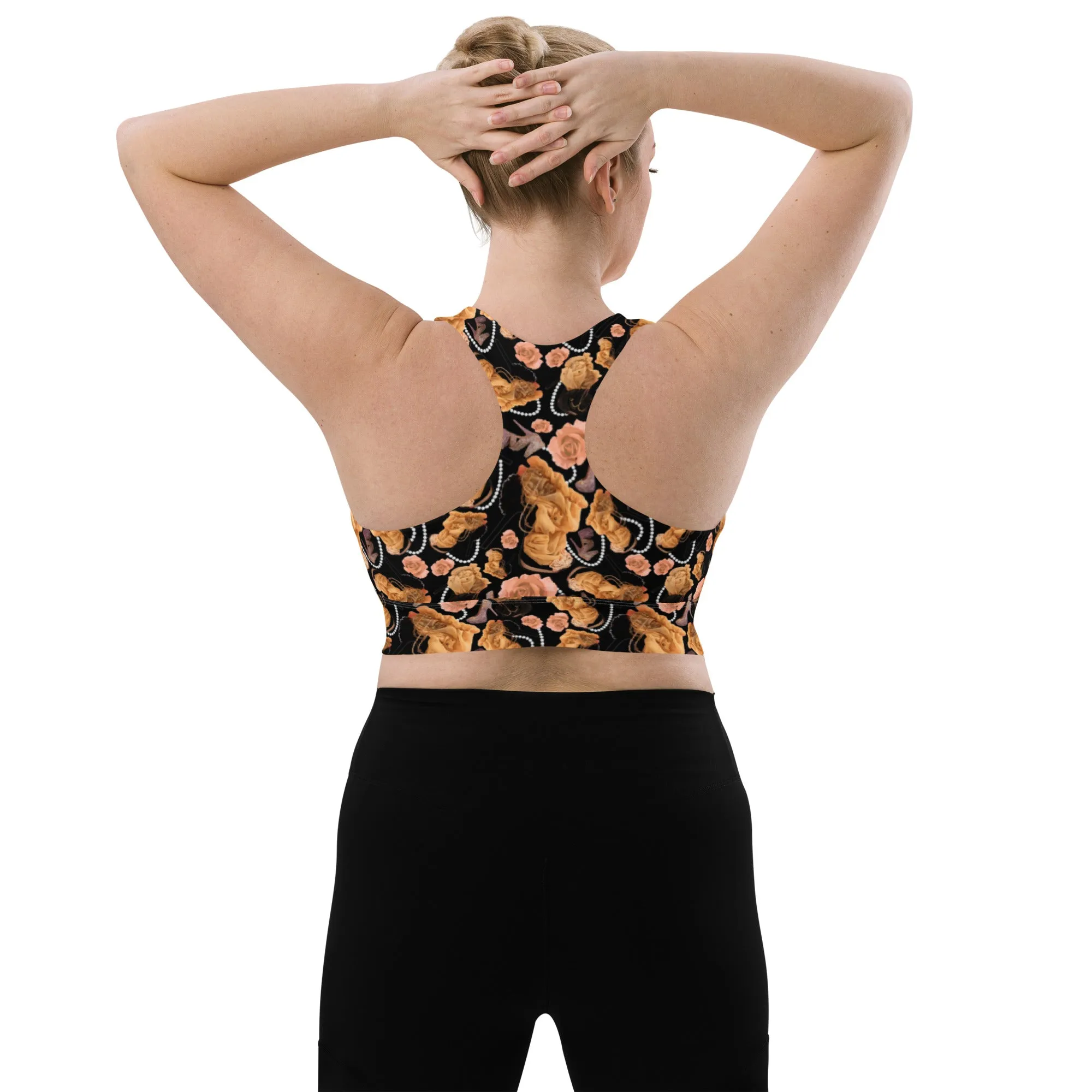 Longline sports bra 'Roma Couture'