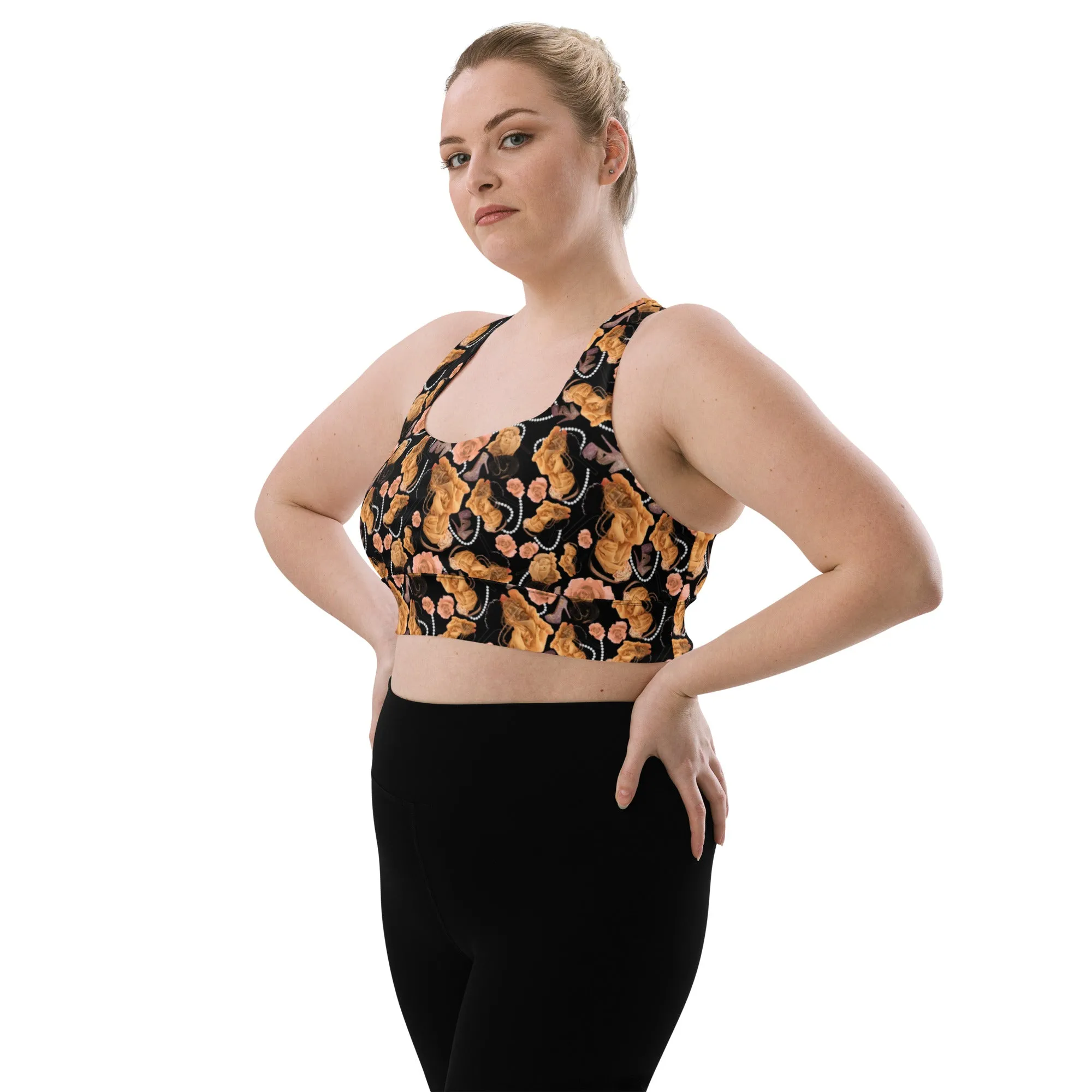 Longline sports bra 'Roma Couture'