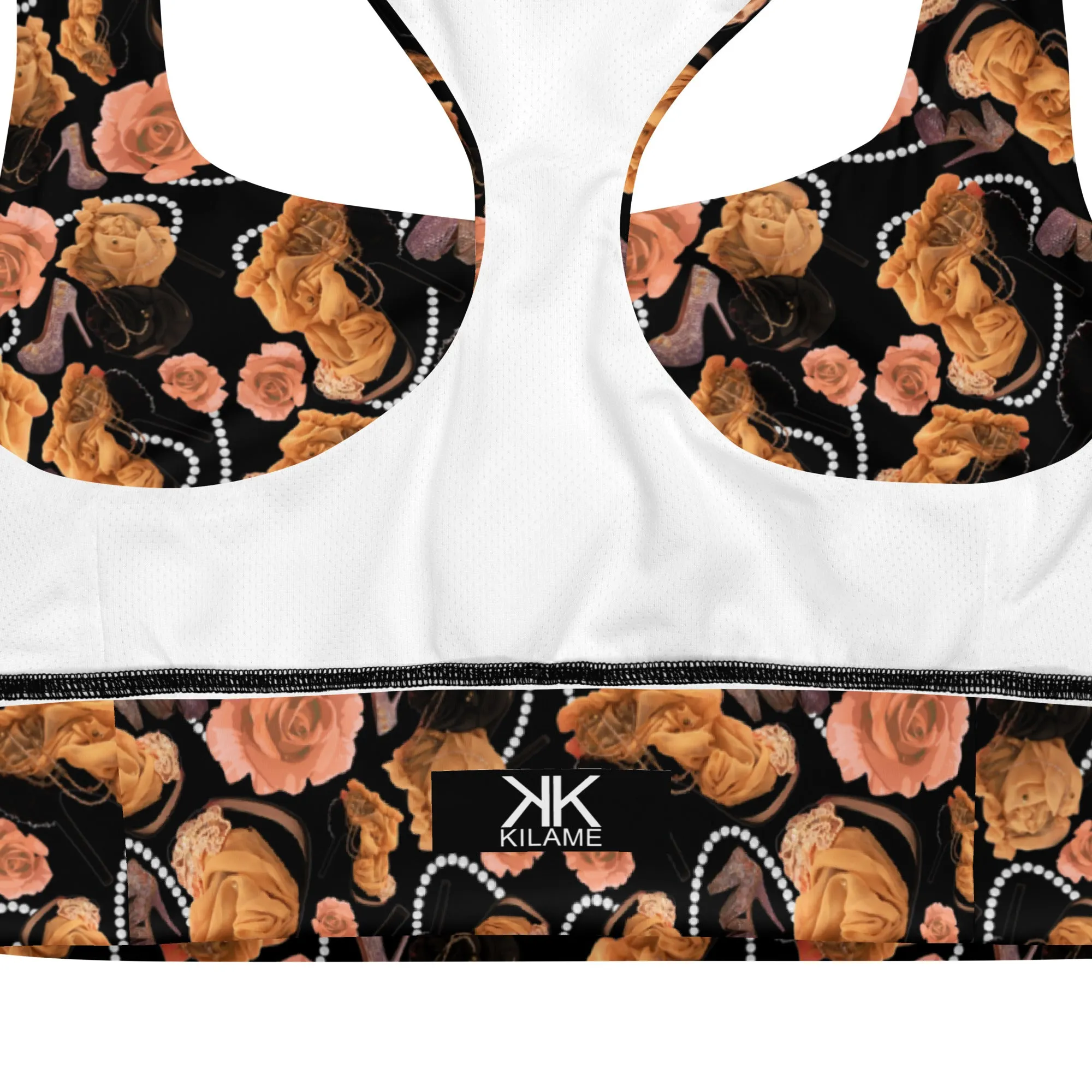 Longline sports bra 'Roma Couture'