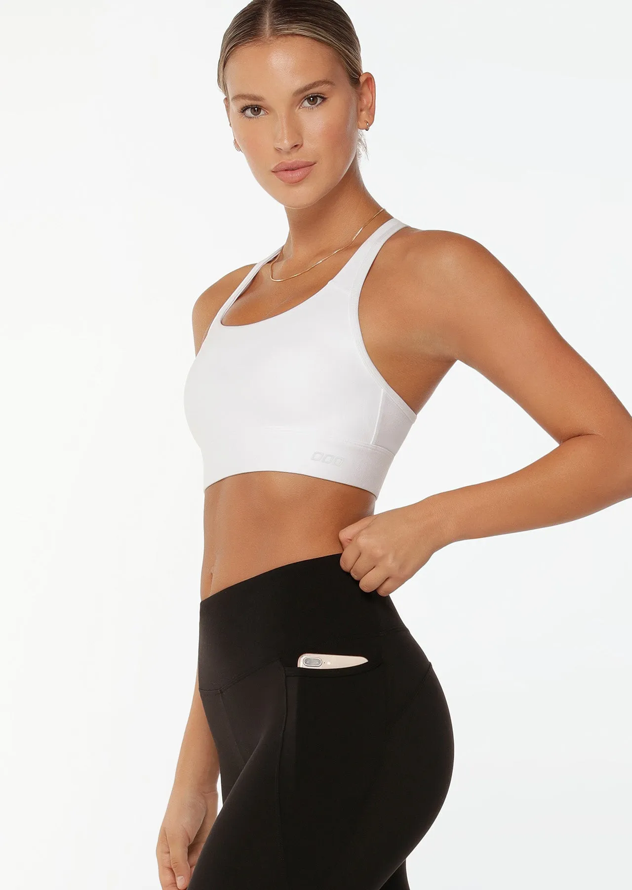 Lorna Jane Amy Maximum Support Sports Bra - White